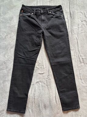 American Eagle Men’s 33x32 Airflex+ Athletic Fit Leg Black Denim Jeans Grunge